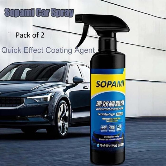 Liquid car polish spray / Quick Effect Coating Agent 500ml pack of 2
